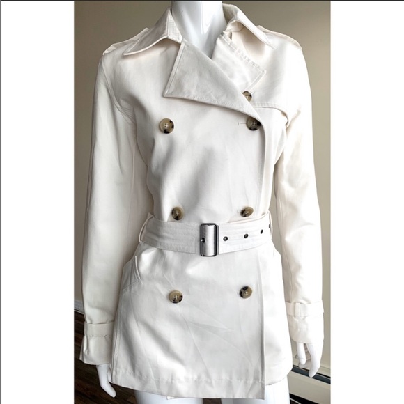 Eddie Bauer Double Breasted Trench Coat Medium - Picture 1 of 5